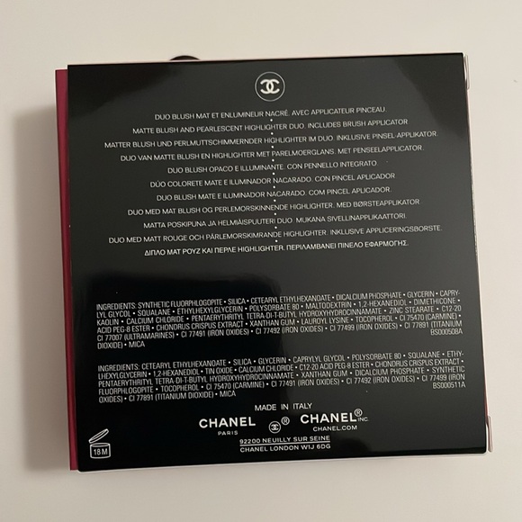 New Chanel JARDIN IMAGINAIRE BLUSH AND HIGHLIGHTER DUO Light and Berry - Picture 8 of 8